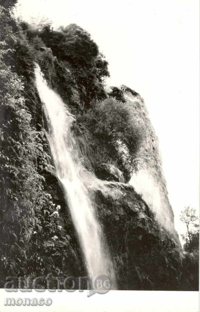 Стара пощенска картичка - Рила, Скакавишки водопад