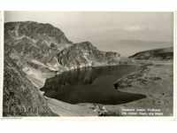 Стара пощенска картичка - Рила, езеро "Бъбрека"