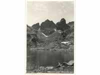 Стара пощенска картичка - Рила, Страшното езеро