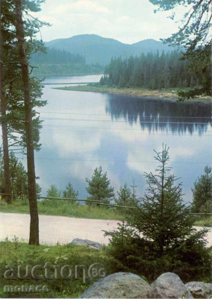 Old postcard - Rodopi, V. Kolarov Reservoir