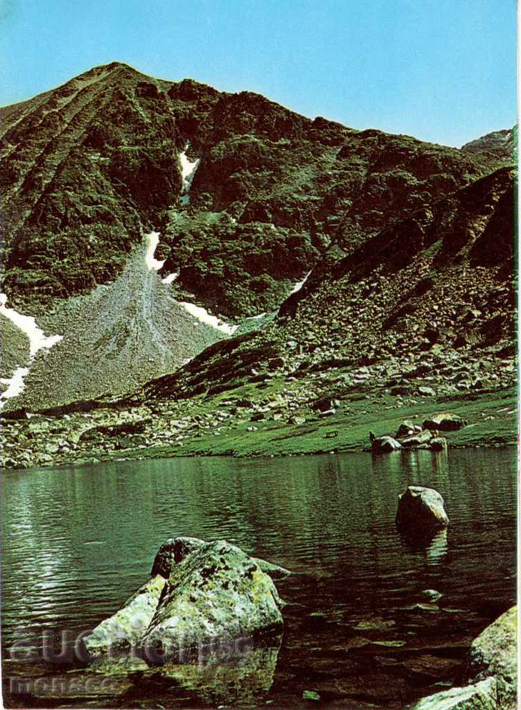 Old postcard - Rila, at the foot of peak "Musala"