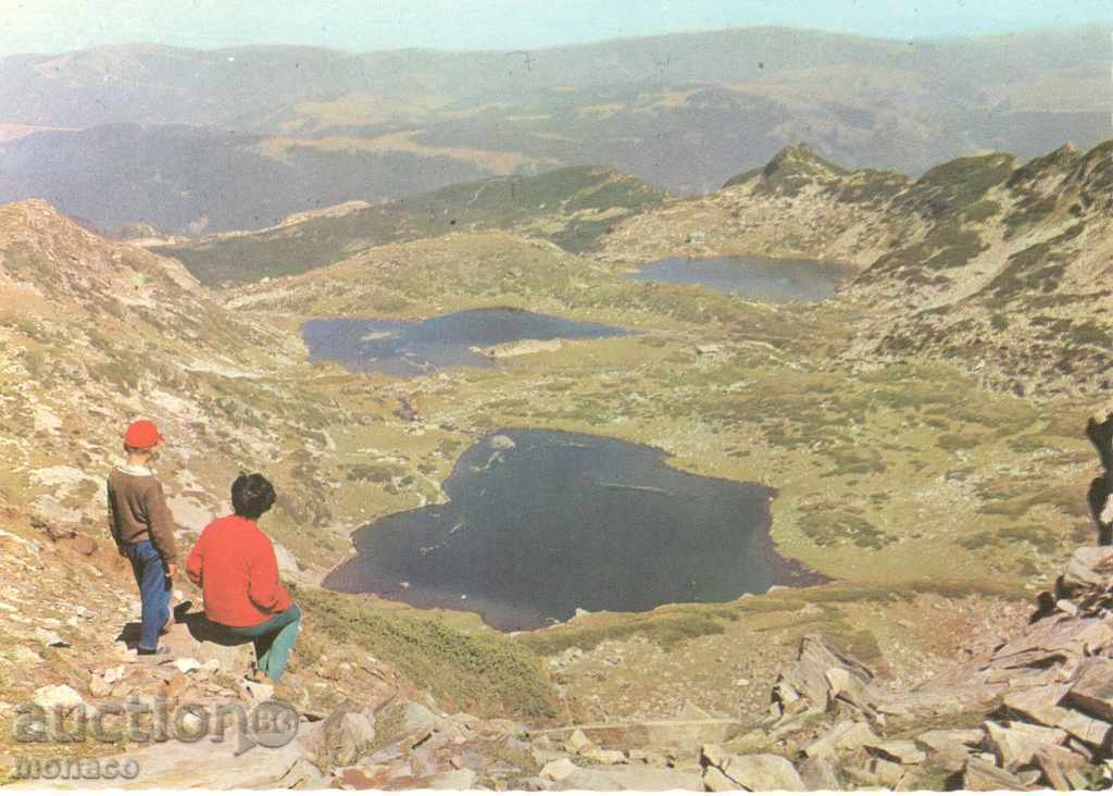 Old postcard - Rila, Seven Rila Lakes