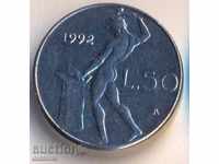 Ιταλία 50 λίρες το 1992