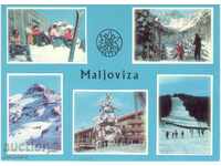 Vechea carte poștală - Rila de vârf "Maliovitsa" -. Se amestecă