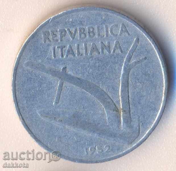 Italia 10 liras în 1952 cu preț 3.60 BGN | € 1.84 Italia 10 liras în 1952 cu preț 3.60 BGN | € 1.84