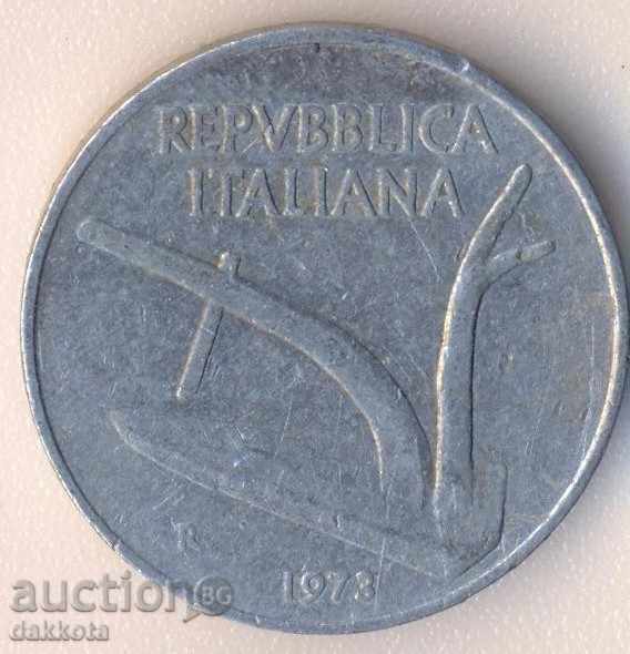 Ιταλία 10 λίρες το 1973 με τιμή 0.30 BGN | € 0.15 Ιταλία 10 λίρες το 1973 με τιμή 0.30 BGN | € 0.15