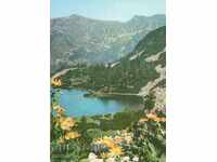 Стара пощенска картичка - Пирин, Голямото Василашко езеро