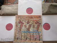 / A / THREE LARGE RUSSIAN GRAMOPHONE TABLES IN BOX - "NABUCO"