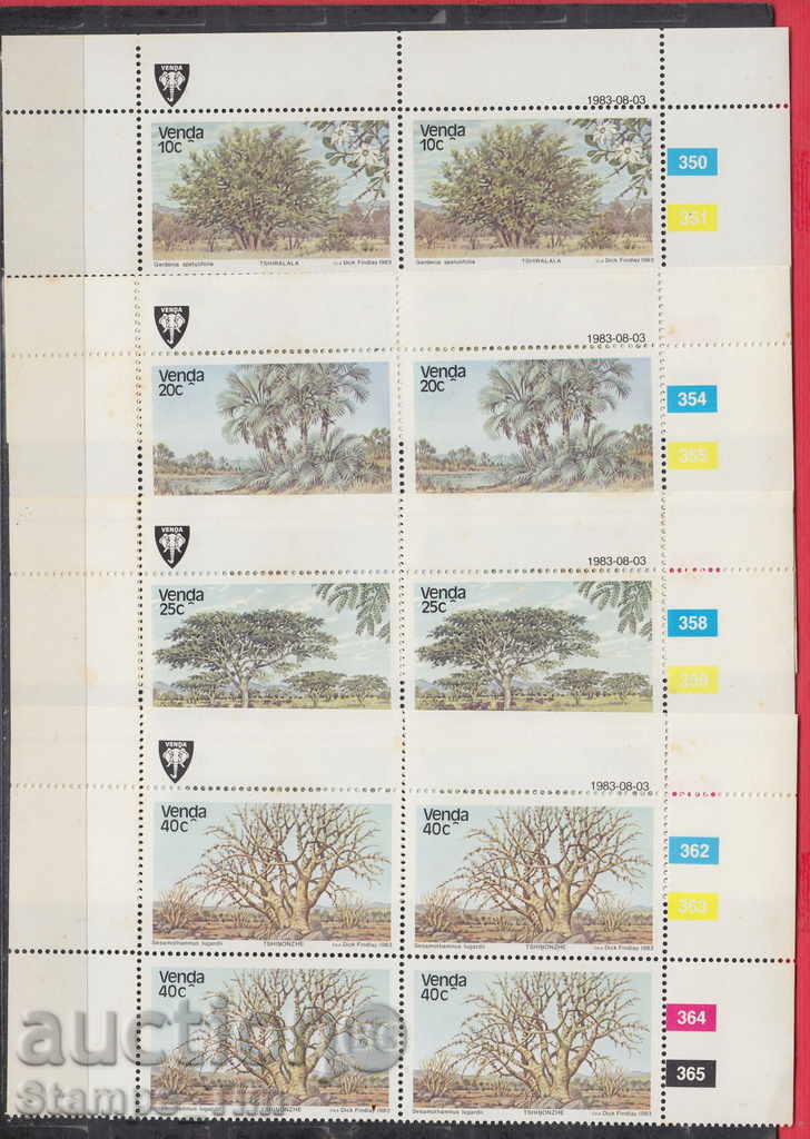 33K4 / VENDA VENDA 1983 - FLORA - DIFFERENT TREE KARET