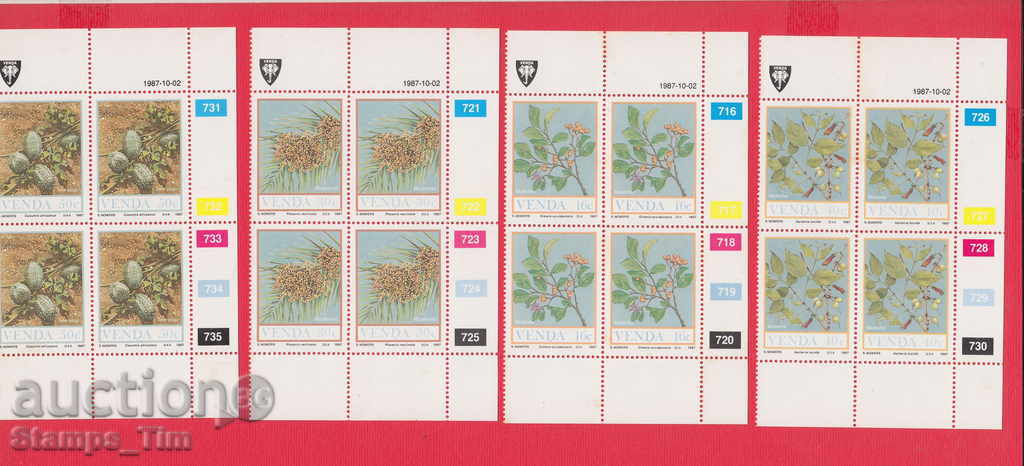 33K15 / VENDA VENDA 1987 - FLORA - FRUIT PLANTS BOARD