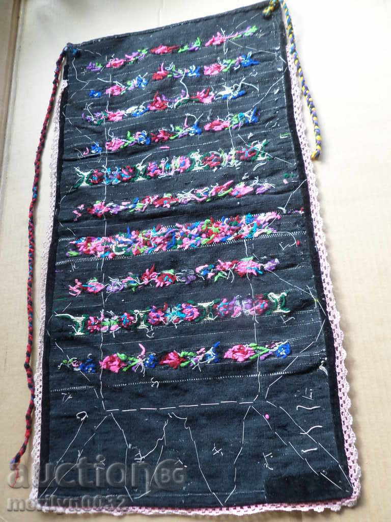Old woven embroidered embroidered apron with tinsel wear sukman - 5