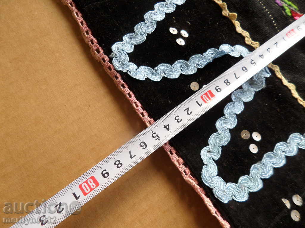 Old woven embroidered embroidered apron with tinsel wear sukman - 7