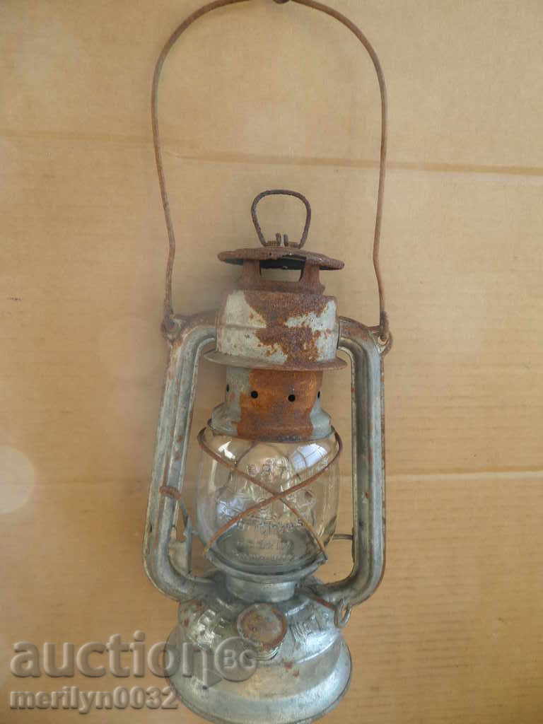 Old German lantern, lamp, spotlight lamp Old German lantern, lamp, spotlight lamp