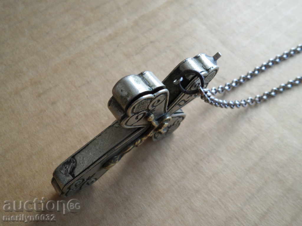 Delivery of Revival pectoral cross silver niello crucifix Delivery of Revival pectoral cross silver niello crucifix