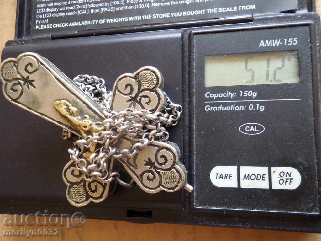 Revival pectoral cross silver niello crucifix - 7 Revival pectoral cross silver niello crucifix - 7