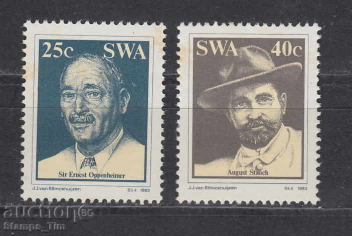 33K34 / SWA South West Africa 1983 AFRICA - PERSONALITIES