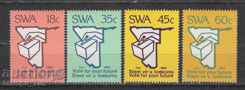 33К59 / SWA South West Africa 1989 - НАЦИОНАЛНИ ИЗБОРИ