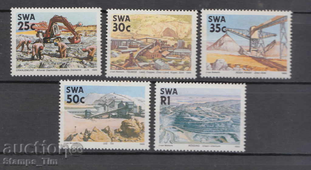 Africa 33K62 / SWA Sud-Vest 1989 - mineri MINI
