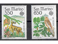 1986 Σαν Μαρίνο. Ευρώπη-προστασία της φύσης και του περιβάλλοντος