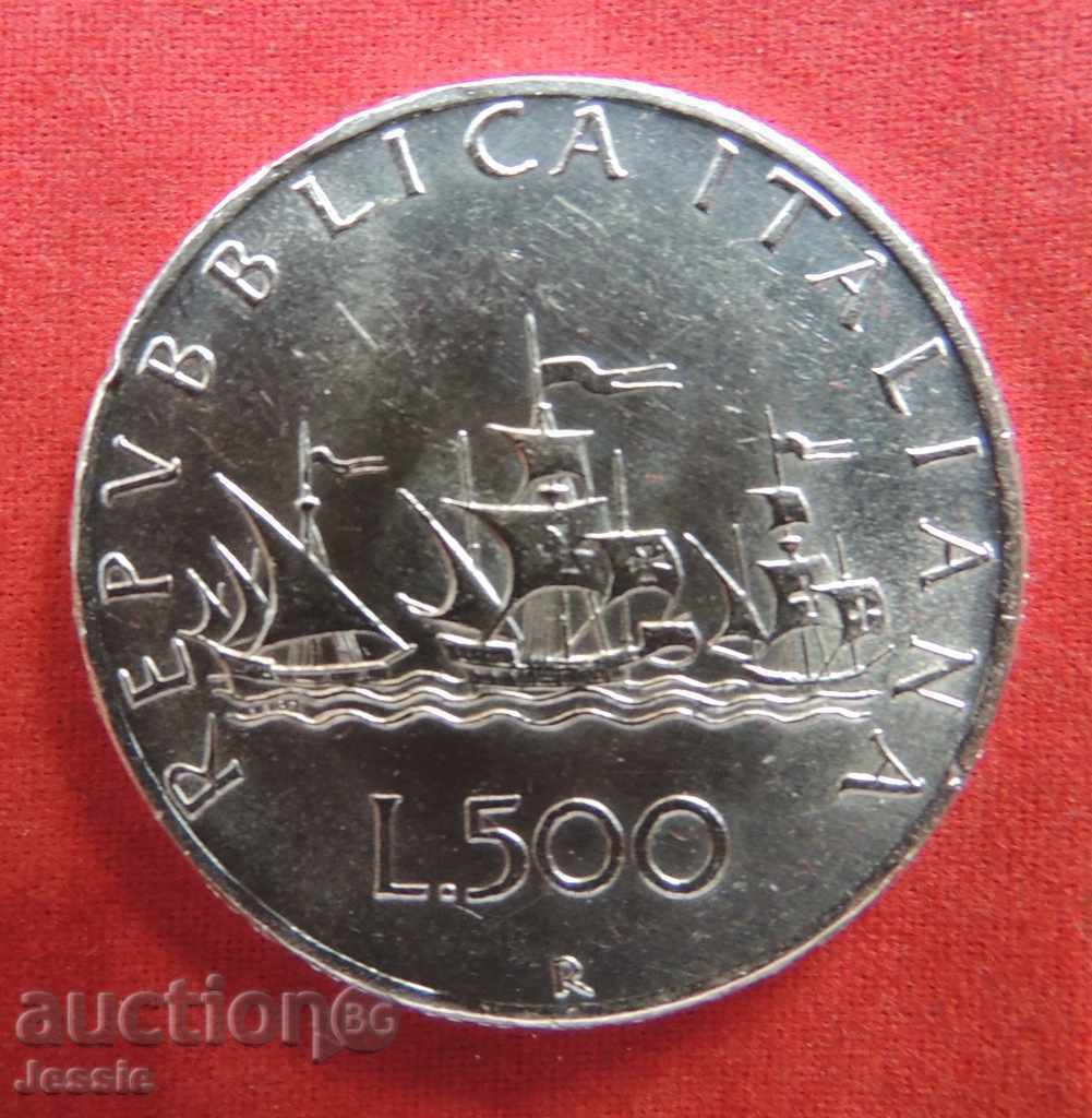 500 Lire 1966 R Italia Argint