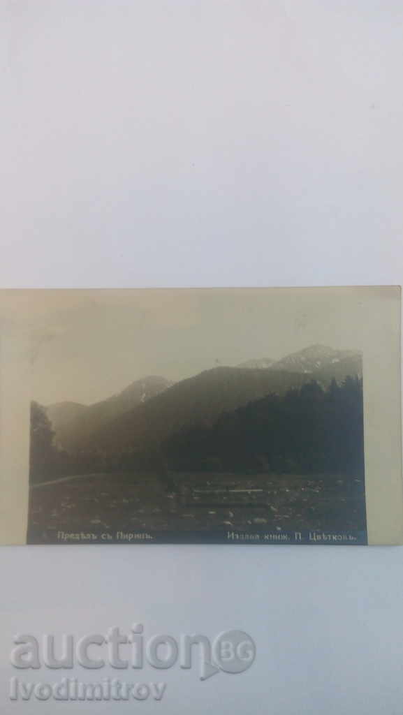 Postcard in front of Pirin 1932
