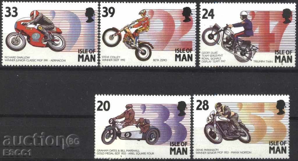 Чисти марки Мотоциклети 1993 от Остров Ман