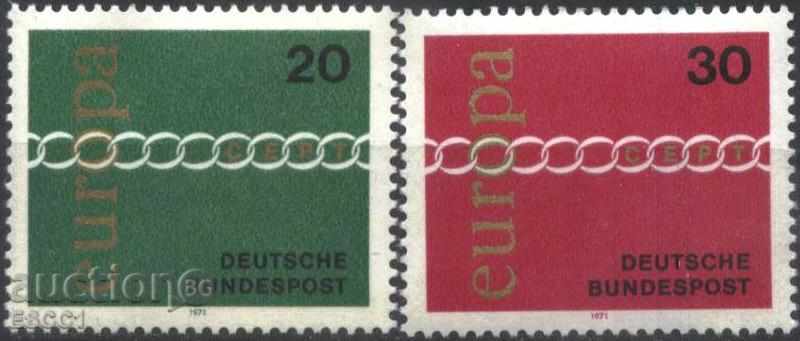 Чисти марки Европа СЕПТ  1971  от Германия
