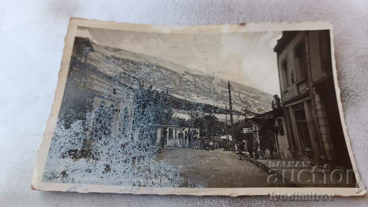 Carte poștală Karlovo Strada principală Gr. Paștele 1939