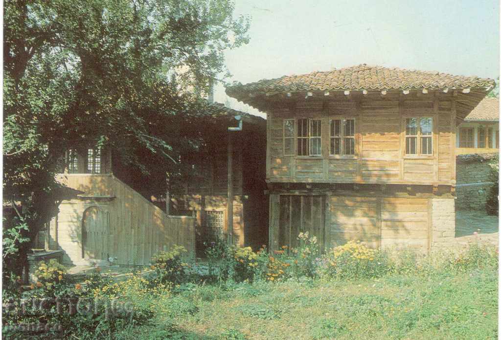 Old postcard - Zheravna, the Metochat