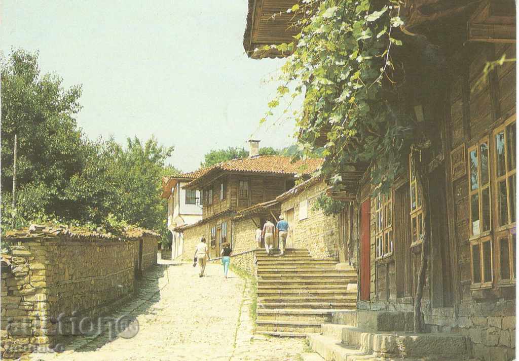Old postcard - Zheravna, Vista