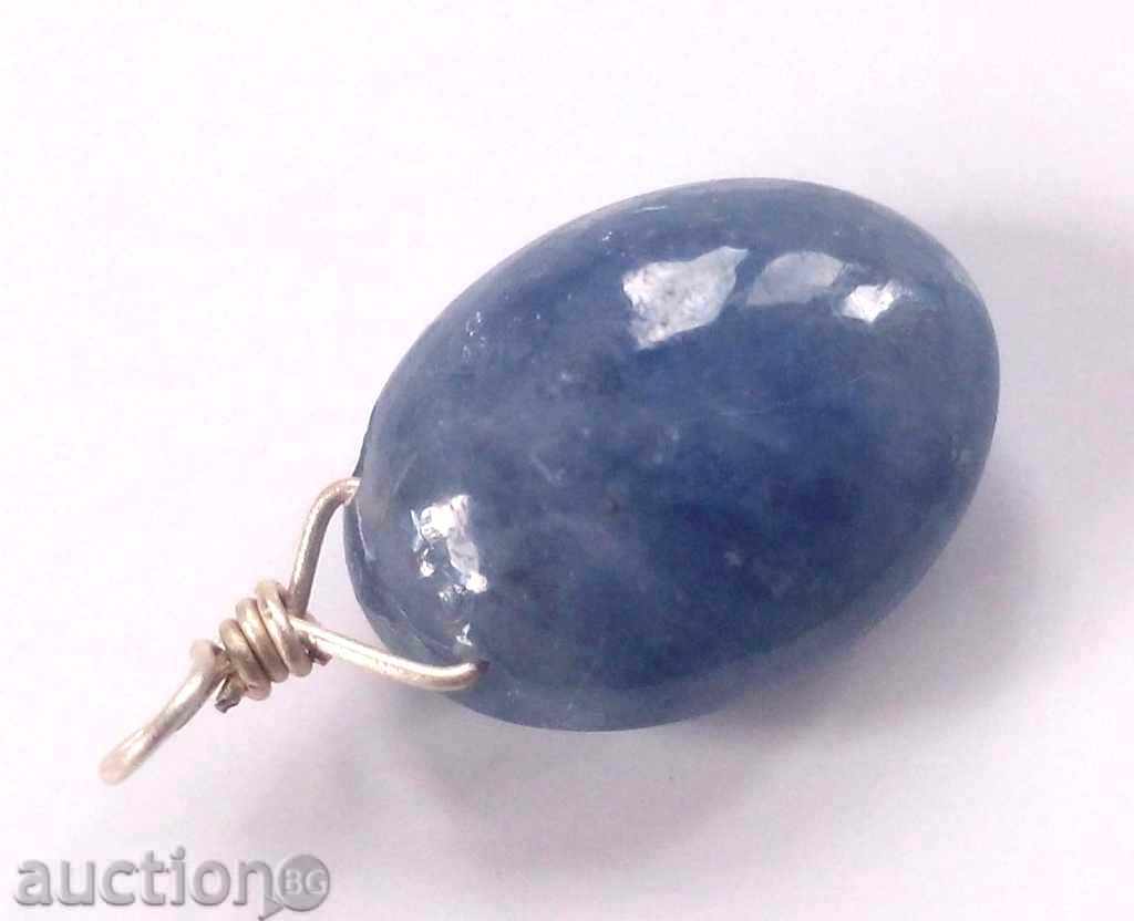 NATURAL TANZANITE - MEDALON - 4.10 carats (150) with price 28.00 BGN | € 14.32 NATURAL TANZANITE - MEDALON - 4.10 carats (150) with price 28.00 BGN | € 14.32