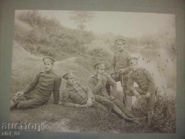 Photo CDV cardboard big Military soldiers 1st war with price 30.00 BGN | € 15.34 Photo CDV cardboard big Military soldiers 1st war with price 30.00 BGN | € 15.34