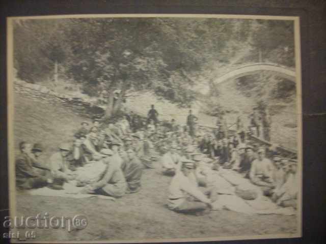 Photo CDV Cardboard Big Picnic Soldiers with price 15.00 BGN | € 7.67