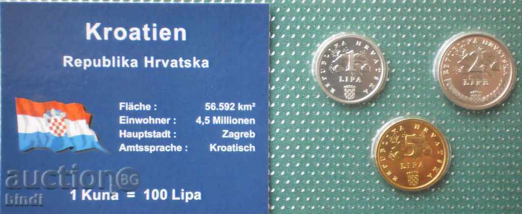 Croatia - The European Bank Sets Coins 2001