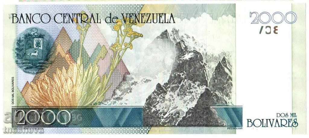 Banknote Venezuela 2000 Bolivar 1998 with price 28.99 BGN | € 14.82 Banknote Venezuela 2000 Bolivar 1998 with price 28.99 BGN | € 14.82
