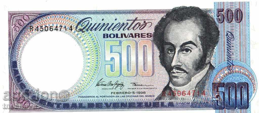 Βενεζουέλα 500 bolÃvares νομοσχέδιο 1998