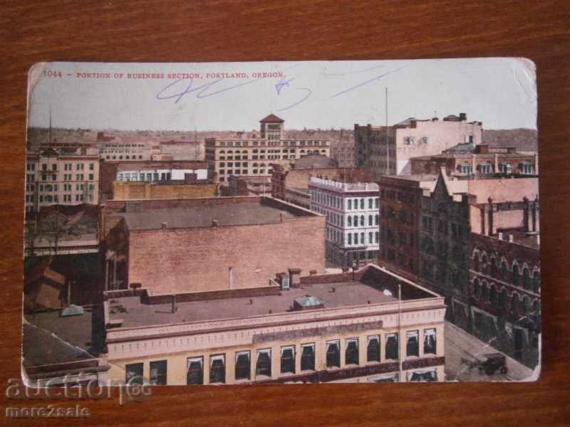 POSTCARD CARD - PORTLAND, USA - CARDED ABOUT 1909 YEAR