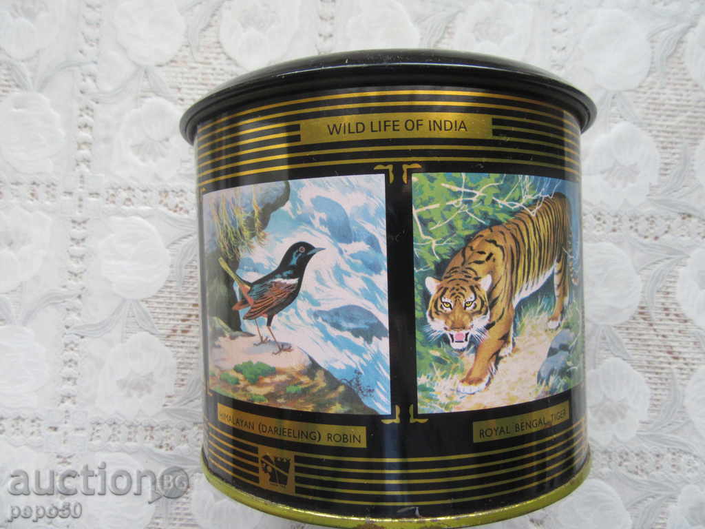 Delivery of STARA BEAUTIFUL METAL BOX OF INDIA TEA / 1977g / -14,2x13cm