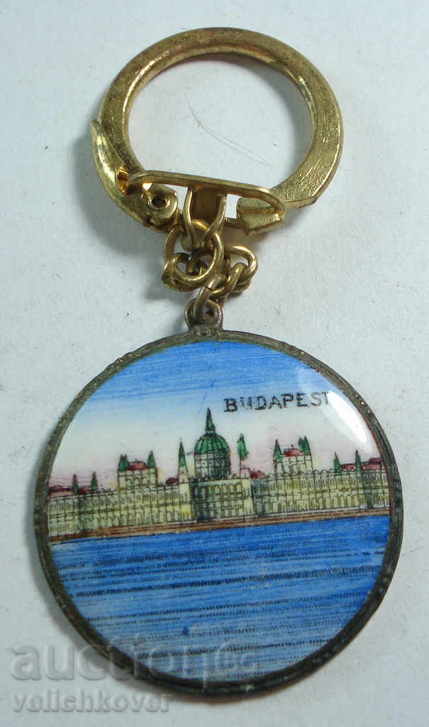 17051 Hungary key chain capital Hungary Budapest enamel