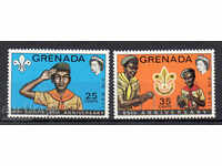 1972. Гренада. 65-та годишнина на Boy Scouts. Въздушна поща.