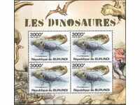 Чист блок  Фауна Динозаври 2011  от Бурунди
