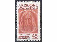 1966. Brazil. Air mail. Second Vatican Council.