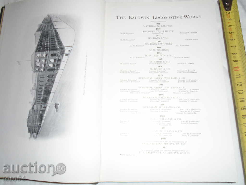 Delivery of HISTORY OF THE BALDWIN LOCOMOTIVE WORKS 1831-1920 Delivery of HISTORY OF THE BALDWIN LOCOMOTIVE WORKS 1831-1920