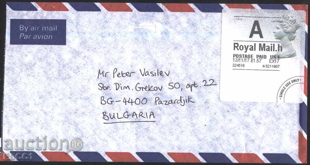 Traveled envelope from Great Britain
