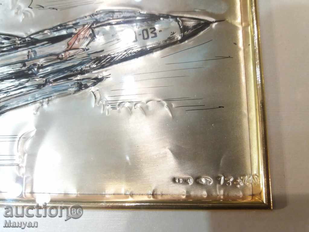 Sell silver painting (plaque), military. YYYY - 5 Sell silver painting (plaque), military. YYYY - 5