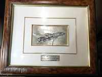 Sell ​​silver painting (plaque), military. YYYY