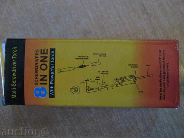 Auction Set foldable with screwdrivers and with lighting - new Auction Set foldable with screwdrivers and with lighting - new