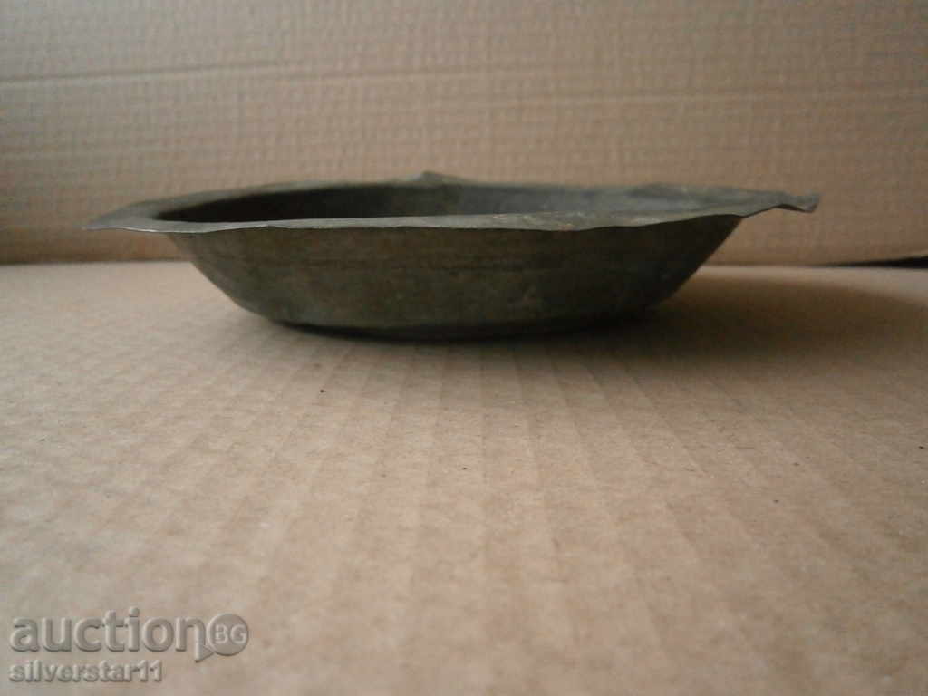 very old copper COPPER plate with price 25.00 BGN | € 12.78