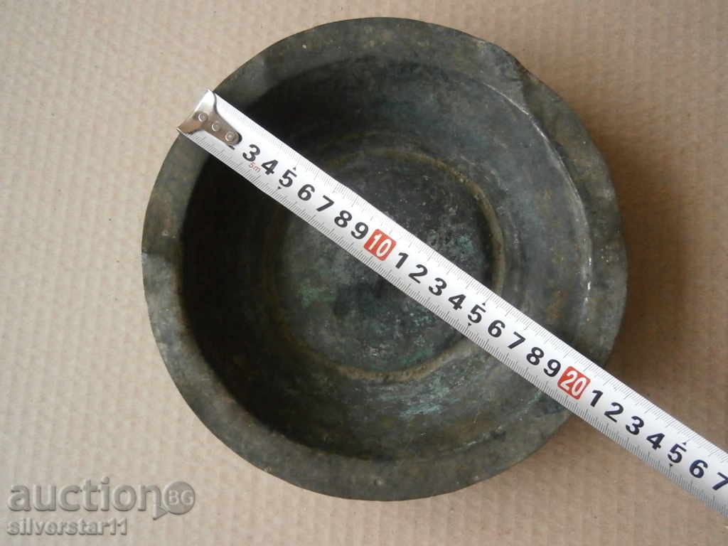 very old copper COPPER plate - 5