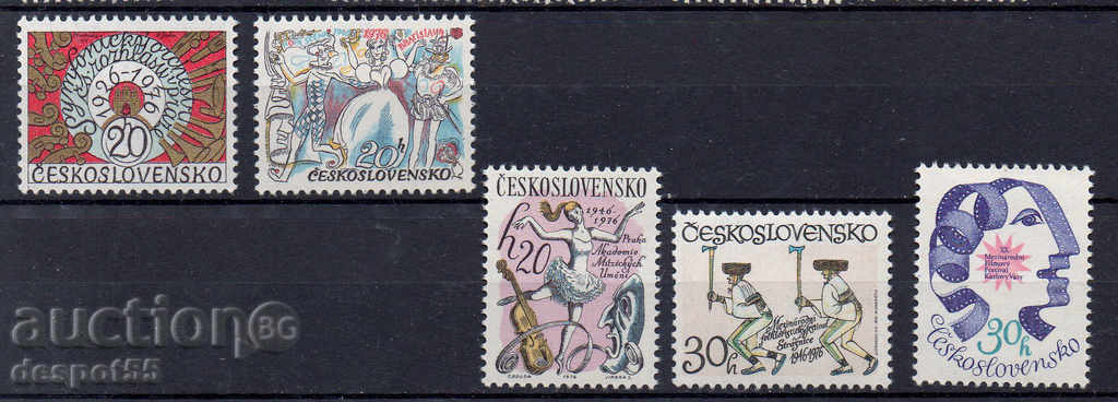 1976. Czechoslovakia. Cultural events and anniversaries.